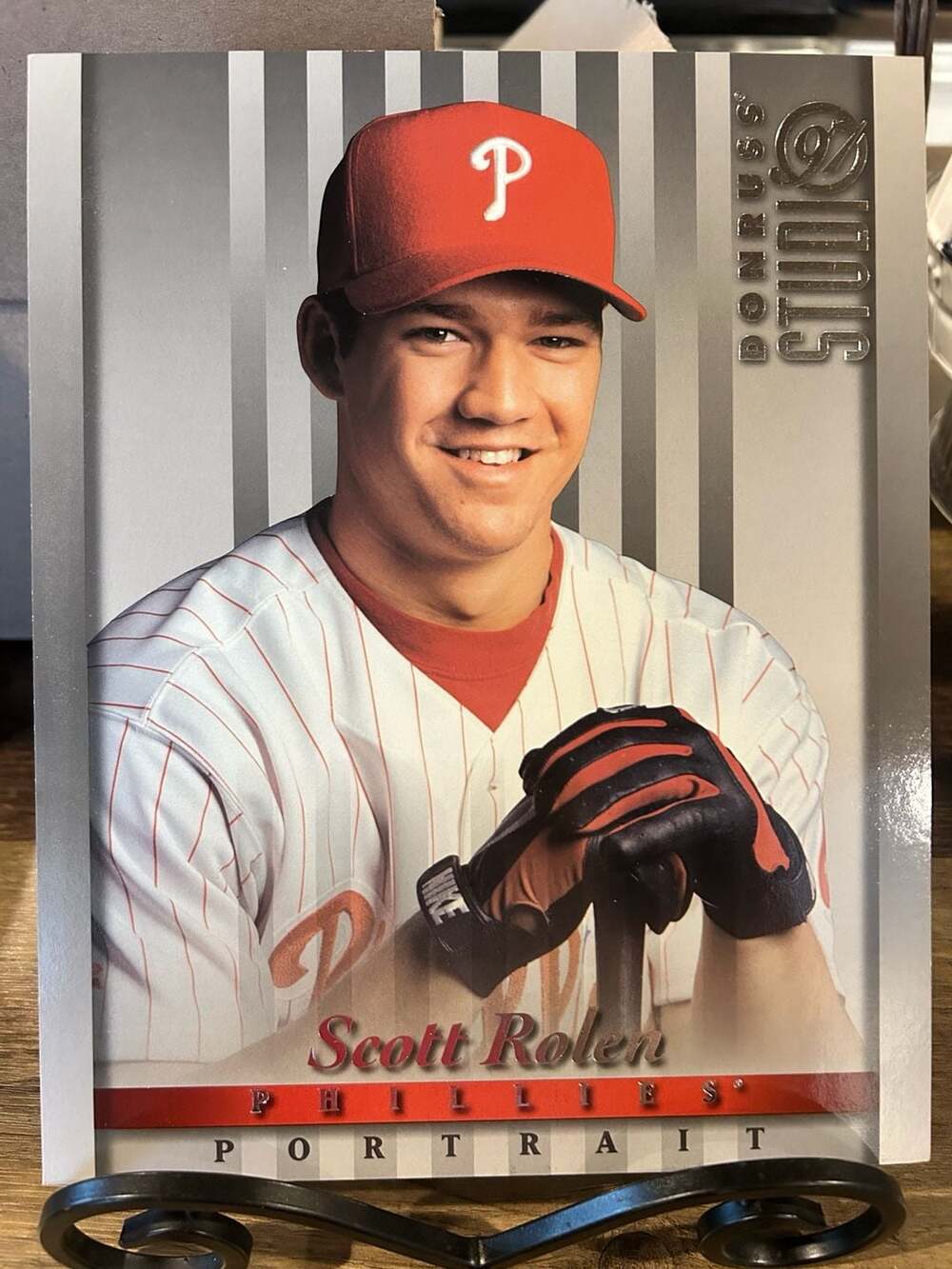 1997 Donruss Studio Portrait 8x10 Scott Rolen Philadelphia Phillies Card #24